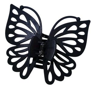 Black Butterfly Hair Clip